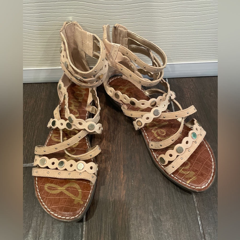 Sam Edelman gladiator zip sandals size 8